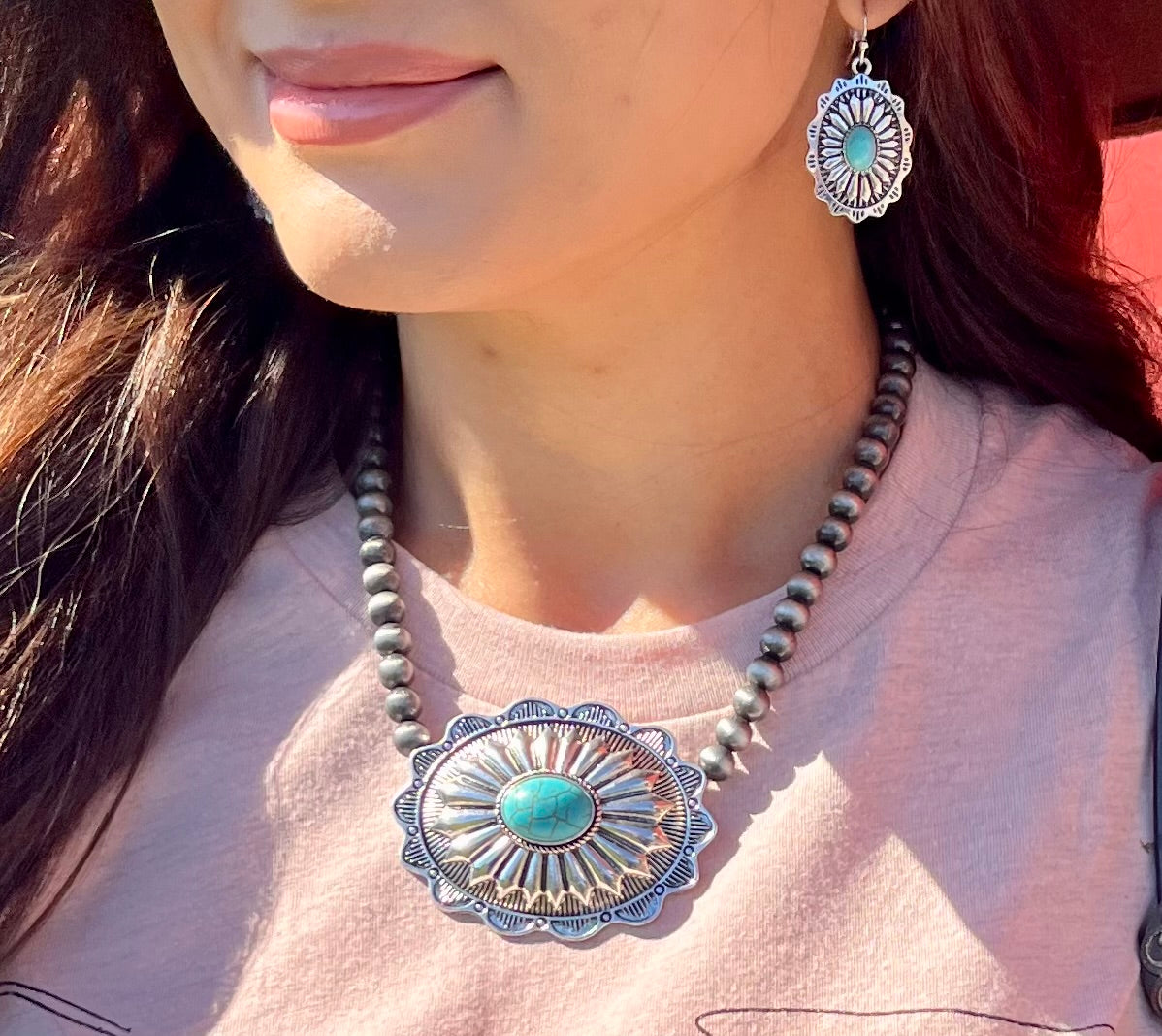 The Cheyenne Necklace & Earring Set