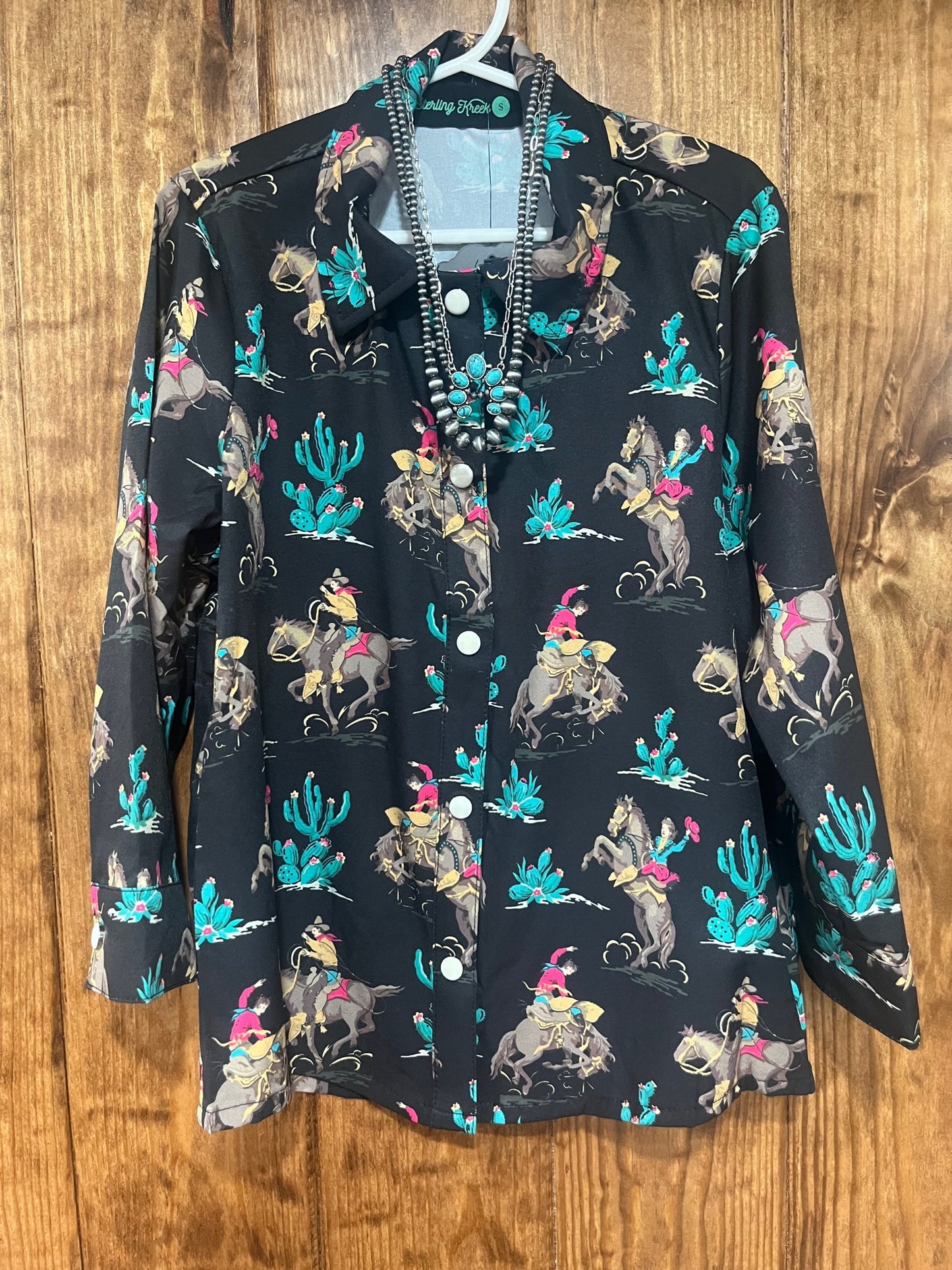 Girls Western Grit Top