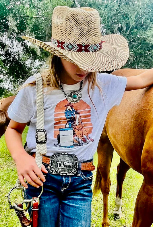 The Barrel Racer - Youth Tee