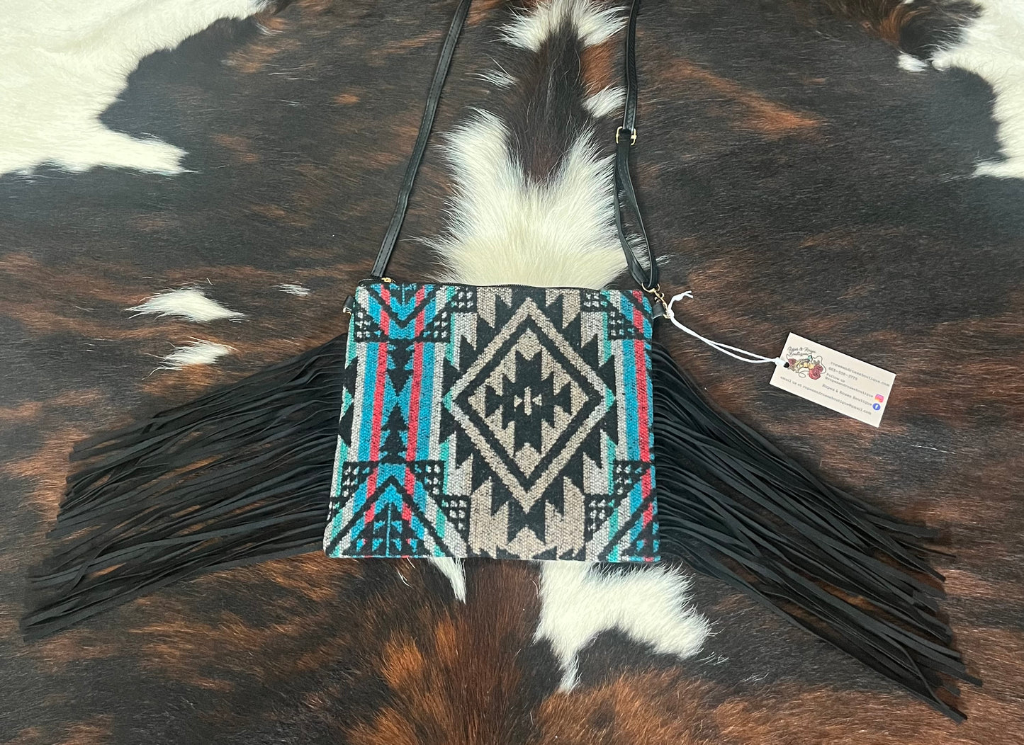 The Texan Fringe Purse