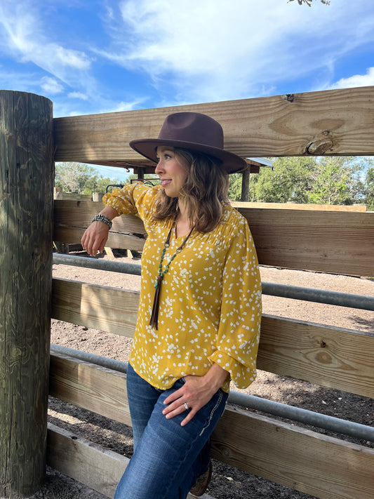 The Savannah Long Sleeve Blouse