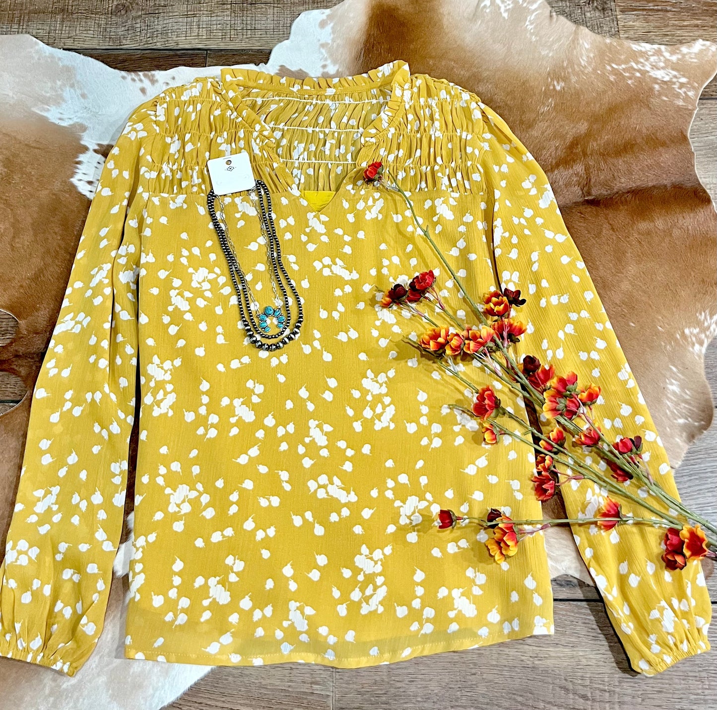 The Savannah Long Sleeve Blouse