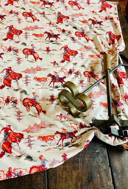 Cowboy Baby Blanket