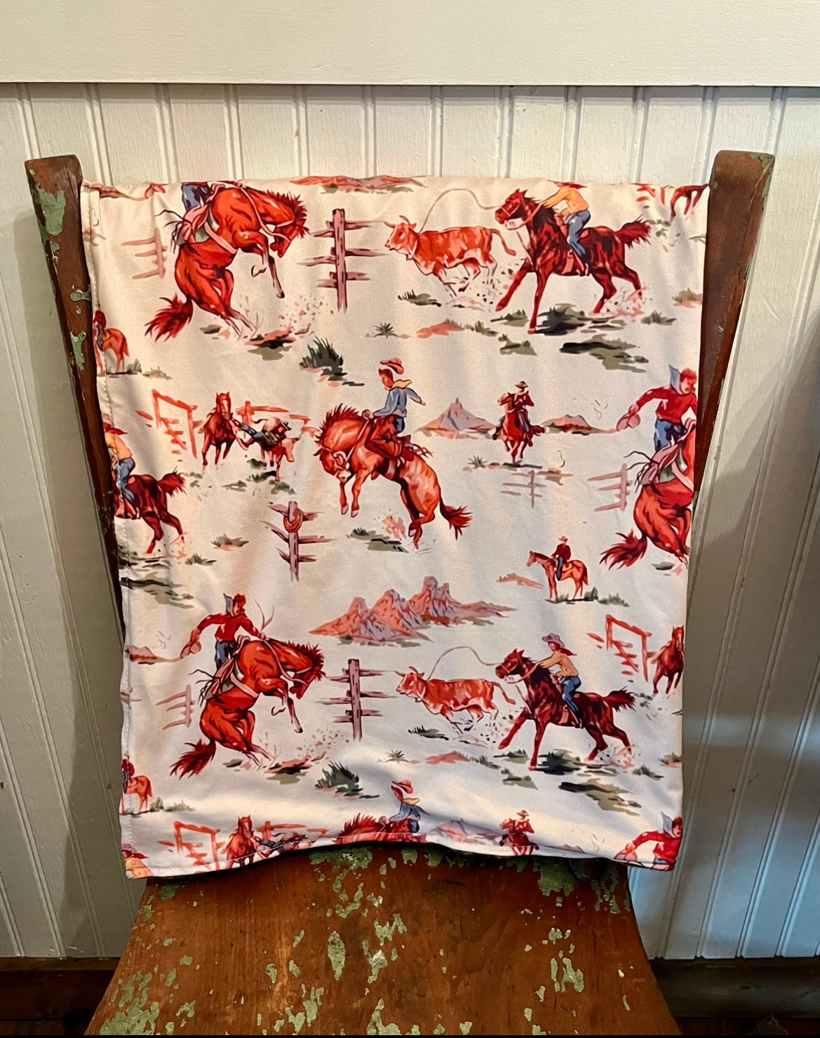 Cowboy Baby Blanket